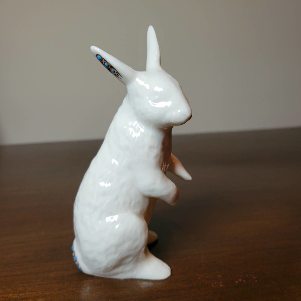*READ* Easter Lenox China Jewels Collection Rabbit Bunny Figurine